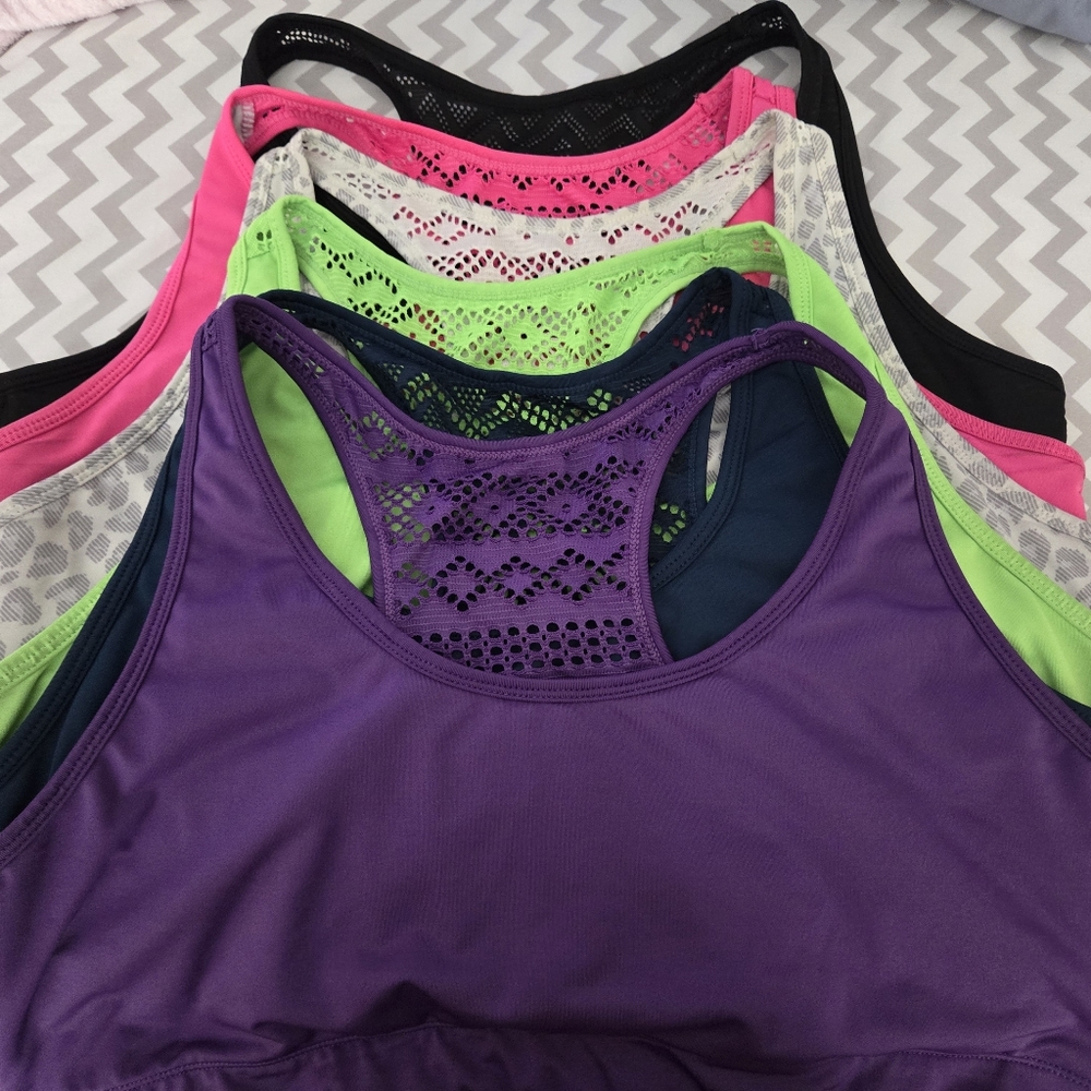 Bundle of Zyia Bomber Bras XXL